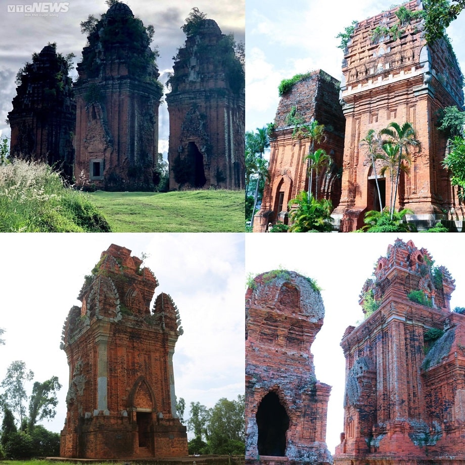4 thap Cham o Binh Dinh min - Khám phá bí ẩn của 4 tháp Chăm nghìn năm tuổi ở Bình Định