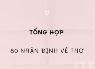 80 nhận định về thơ 80 nhận định về thơ