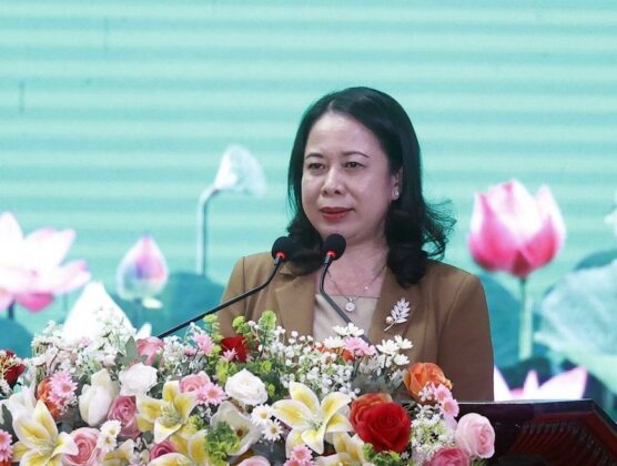 9 min 15 556x420 - Quyền Chủ tịch nước Võ Thị Ánh Xuân thăm Học viện Biên phòng