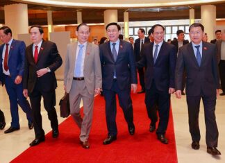 Chủ tịch Quốc hội Vương Đình Huệ dự Hội nghị triển khai công tác đối ngoại của Quốc hội năm 2023