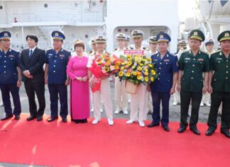 Tàu SETTSU của lực lượng bảo vệ bờ biển Nhật Bản tới Đà Nẵng Tàu SETTSU của lực lượng bảo vệ bờ biển Nhật Bản tới Đà Nẵng