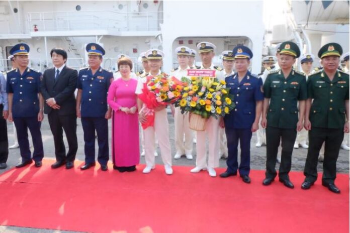 Tàu SETTSU của lực lượng bảo vệ bờ biển Nhật Bản tới Đà Nẵng