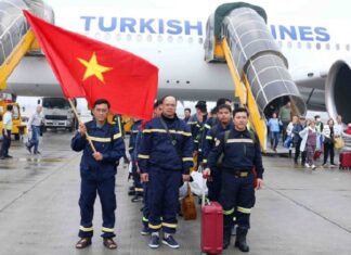 Hoàn thành nhiệm vụ ở Thổ Nhĩ Kỳ, Đoàn cứu hộ Bộ Công an về nước