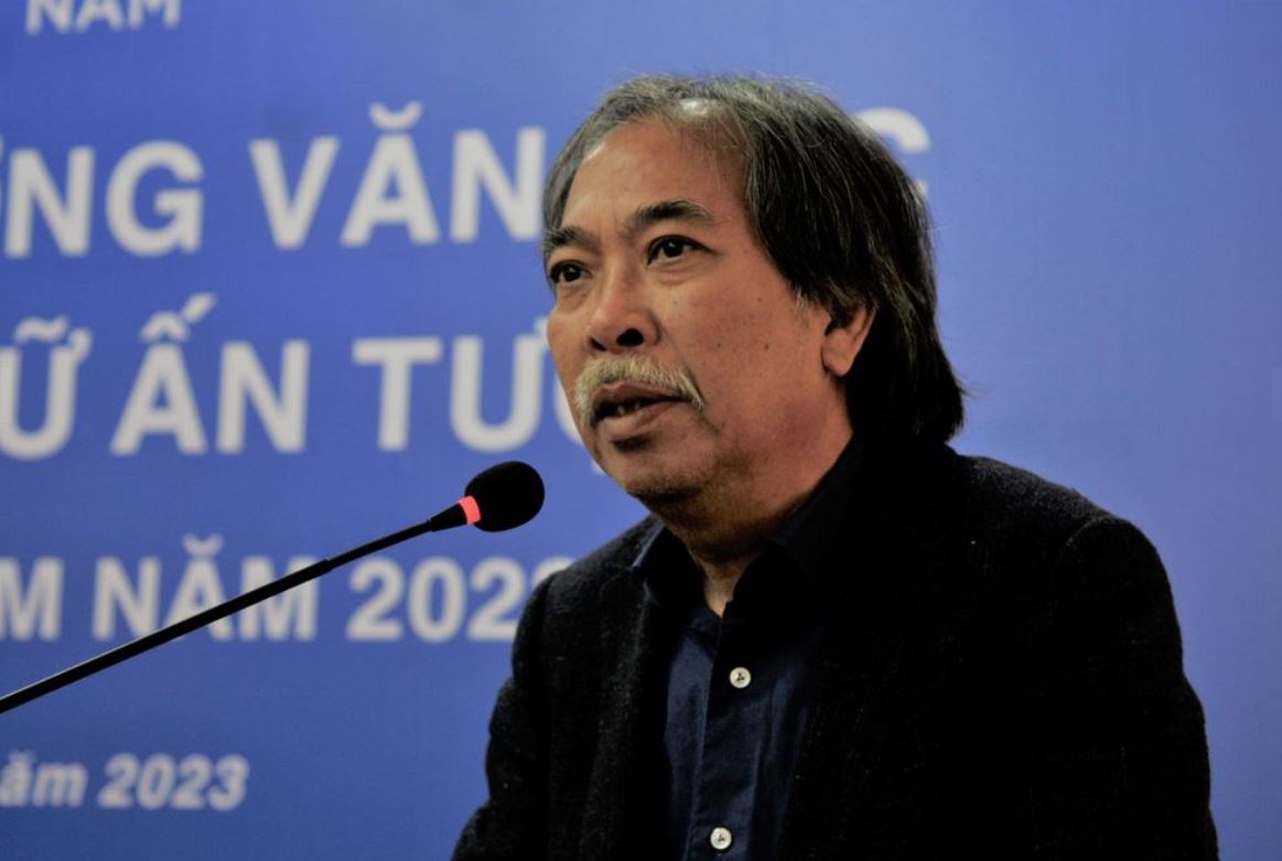 ông Nguyễn Quang Thiều, Chủ tịch Hội Nhà văn Việt Nam. 