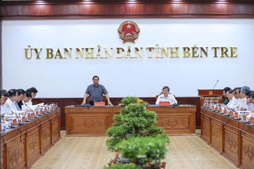 Thu tuong Pham Minh Chinh tran tro can tim dong luc min - Thủ tướng: Cần tìm động lực phát triển mới cho Bến Tre