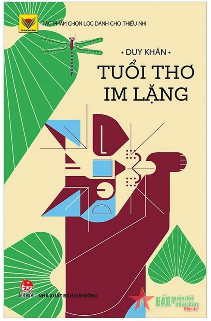 Trang bia cuon sach Tuoi tho im lang min - Một thời “Tuổi thơ im lặng” - Tác giả: PGS, TS, Nhà văn Nguyễn Thanh Tú
