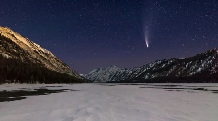 sao choi min - Hôm nay, sao chổi bay gần Trái Đất nhất trong vòng 50.000 năm