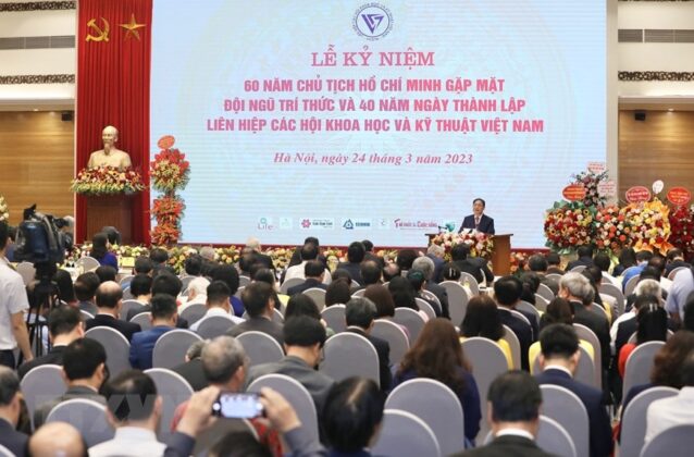 Quang cảnh buổi lễ. (Ảnh: Ho&agrave;ng Hiếu/TTXVN)