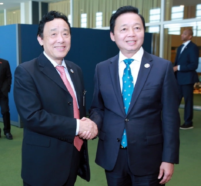 Phó Thủ tướng Trần Hồng Hà và Tổng Giám đốc FAO Qu Dongyu