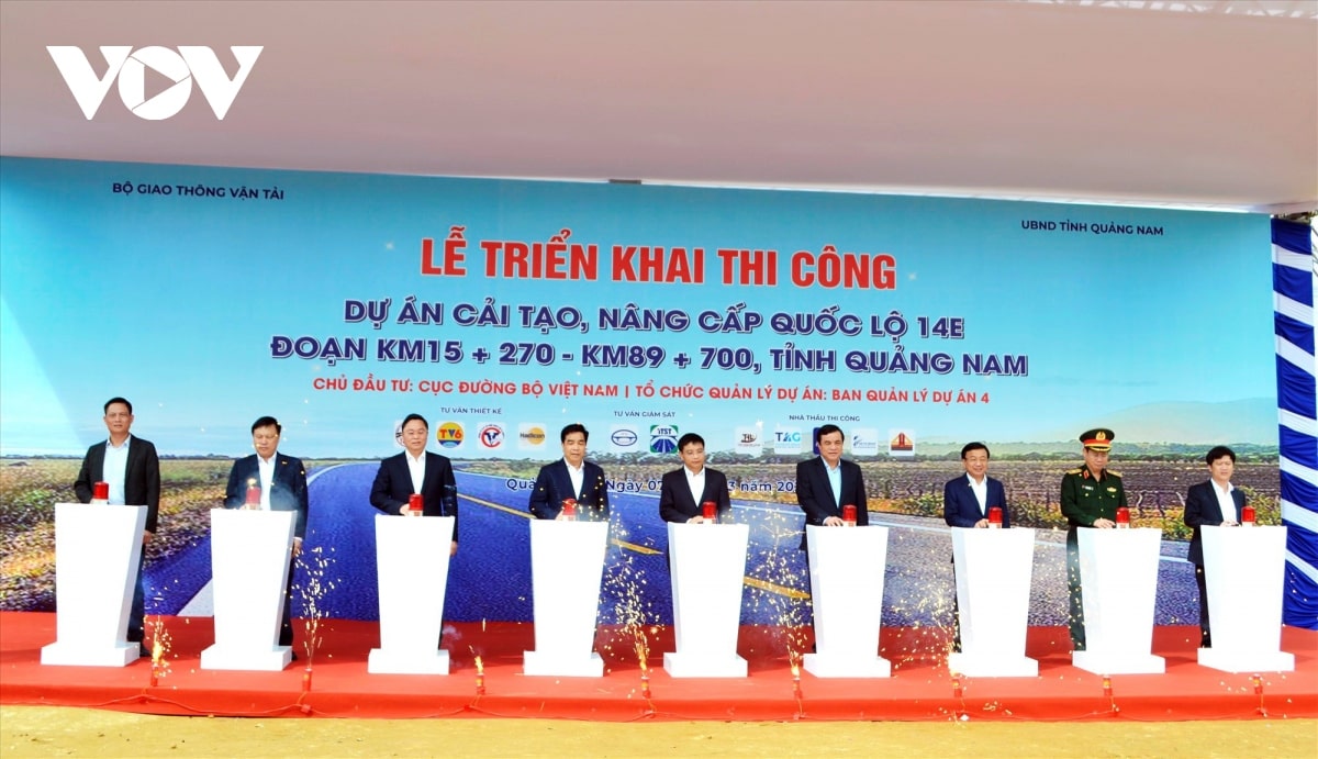 Lễ khởi công cải tạo, nâng cấp Quốc lộ 14E