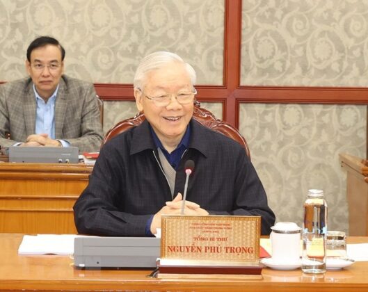 6 min 44 529x420 - Tổng Bí thư Nguyễn Phú Trọng chủ trì cuộc họp Bộ Chính trị, Ban Bí thư