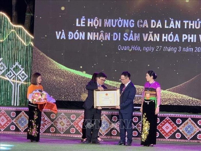 Lễ đón nhận Di sản văn hóa phi vật thể quốc gia - Lễ hội Mường Ca Da