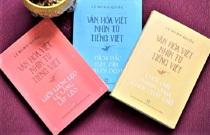 Bìa bộ sách “Văn hóa Việt nhìn từ tiếng Việt”.