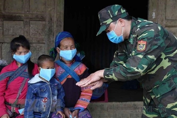 Bo doi Bien phong tinh Lao Cai tuyen truyen min - Bộ đội biên phòng xây vững 'thế trận lòng dân' ở khu vực biên giới