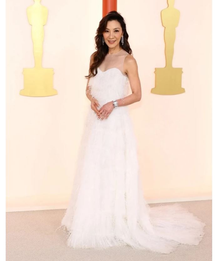 Dương Tử Quỳnh xuất hiện lộng lẫy tại lễ trao giải Oscar 2023.