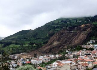 Mưa lớn kéo dài gây lở đất ở Ecuador khiến 16 người thiệt mạng