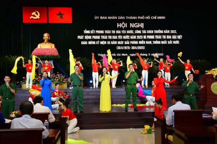 Hội nghị tổng kết phong trào thi đua yêu nước sáng 21-3