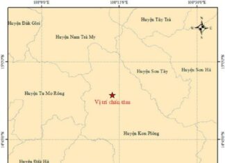 Kon Tum xảy ra 2 trận động đất liên tiếp