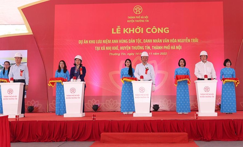 Lanh dao thanh pho Ha Noi khoi cong Du an khu luu niem anh hung dan toc - Thủ đô Hà Nội lấy đổi mới làm động lực phát triển