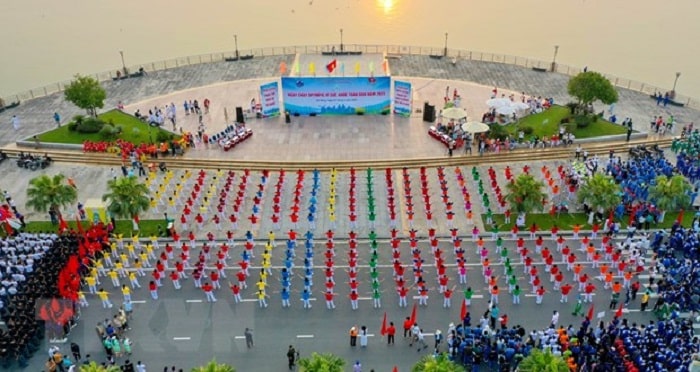 Lễ khai mạc Ngày chạy Olympic vì sức khỏe toàn dân tại Đà Nẵng.