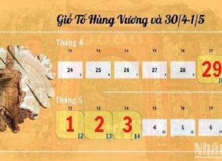 Lịch nghỉ Lễ Giỗ tổ Hùng Vương, nghỉ Lễ 30/4 và 1/5; nghỉ Lễ Quốc khánh 2023 Lịch nghỉ Lễ Giỗ tổ Hùng Vương, nghỉ Lễ 30/4 và 1/5; nghỉ Lễ Quốc khánh 2023
