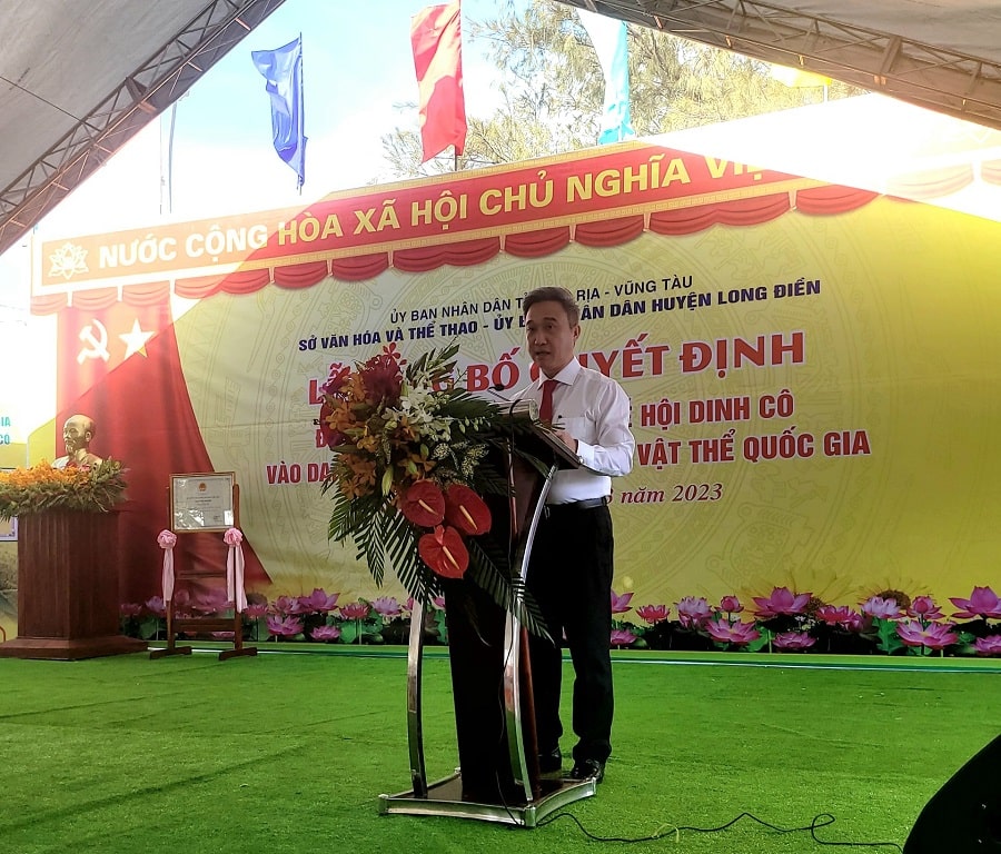 Ong Dang Minh Thong min - Nét độc đáo Lễ hội Dinh Cô - Di sản văn hóa phi vật thể Quốc gia