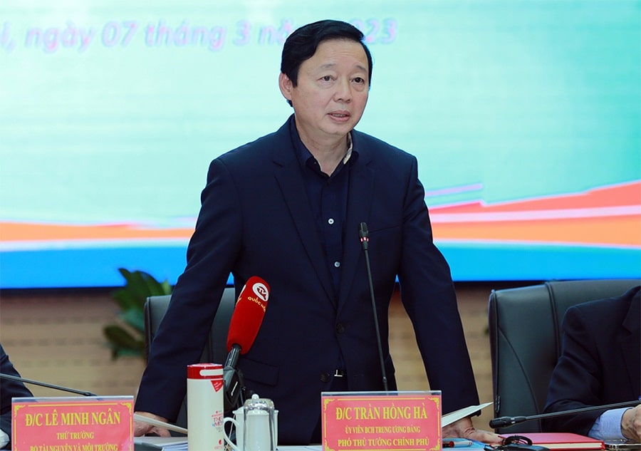 Phó Thủ tướng Chính phủ Trần Hồng Hà phát biểu tại Hội thảo