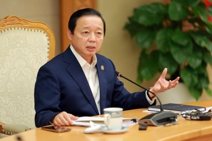 Phó Thủ tướng Trần Hồng Hà phát biểu tại cuộc họp. 