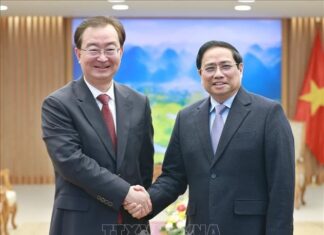 Thủ tướng Phạm Minh Chính tiếp Bí thư Tỉnh ủy Vân Nam, Trung Quốc