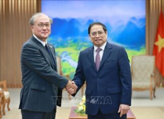 Thủ tướng Phạm Minh Chính tiếp Tổng Thư ký Hội đồng An ninh Quốc gia Nhật Bản