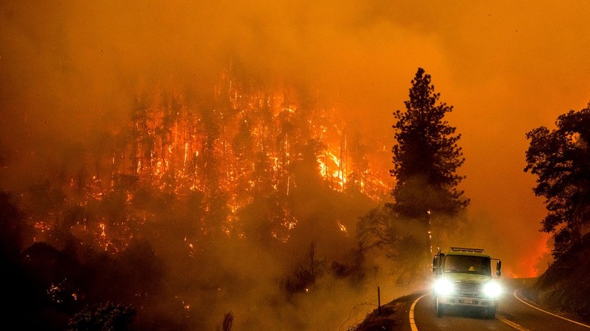 Tình trạng cháy rừng tại Bắc California trầm trọng qua các năm.