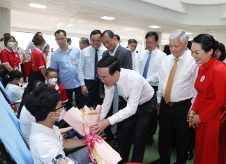 Chủ tịch nước Võ Văn Thưởng dự Lễ phát động Tháng nhân đạo quốc gia