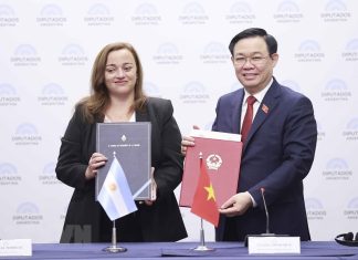 Chủ tịch Quốc hội Việt Nam hội đàm với Chủ tịch Hạ viện Argentina