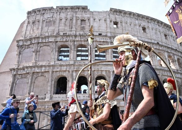 C&aacute;c hoạt động kỷ niệm sinh nhật th&agrave;nh phố Rome năm nay diễn ra trong c&aacute;c ng&agrave;y 19-23/4. (Ảnh: THX/TTXVN)