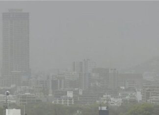 Bão cát lan xuống Hàn Quốc, Nhật Bản