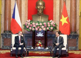 Chủ tịch nước Võ Văn Thưởng tiếp Thủ tướng Cộng hòa Czech Petr Fiala