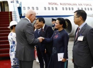 Toàn quyền Úc David Hurley rời TP HCM, kết thúc tốt đẹp chuyến thăm Việt Nam