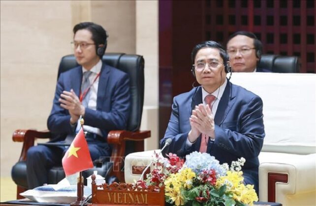 Thủ tướng Phạm Minh Chính tham dự và phát biểu tại phiên họp hẹp các nước thành viên Ủy hội sông Mekong.