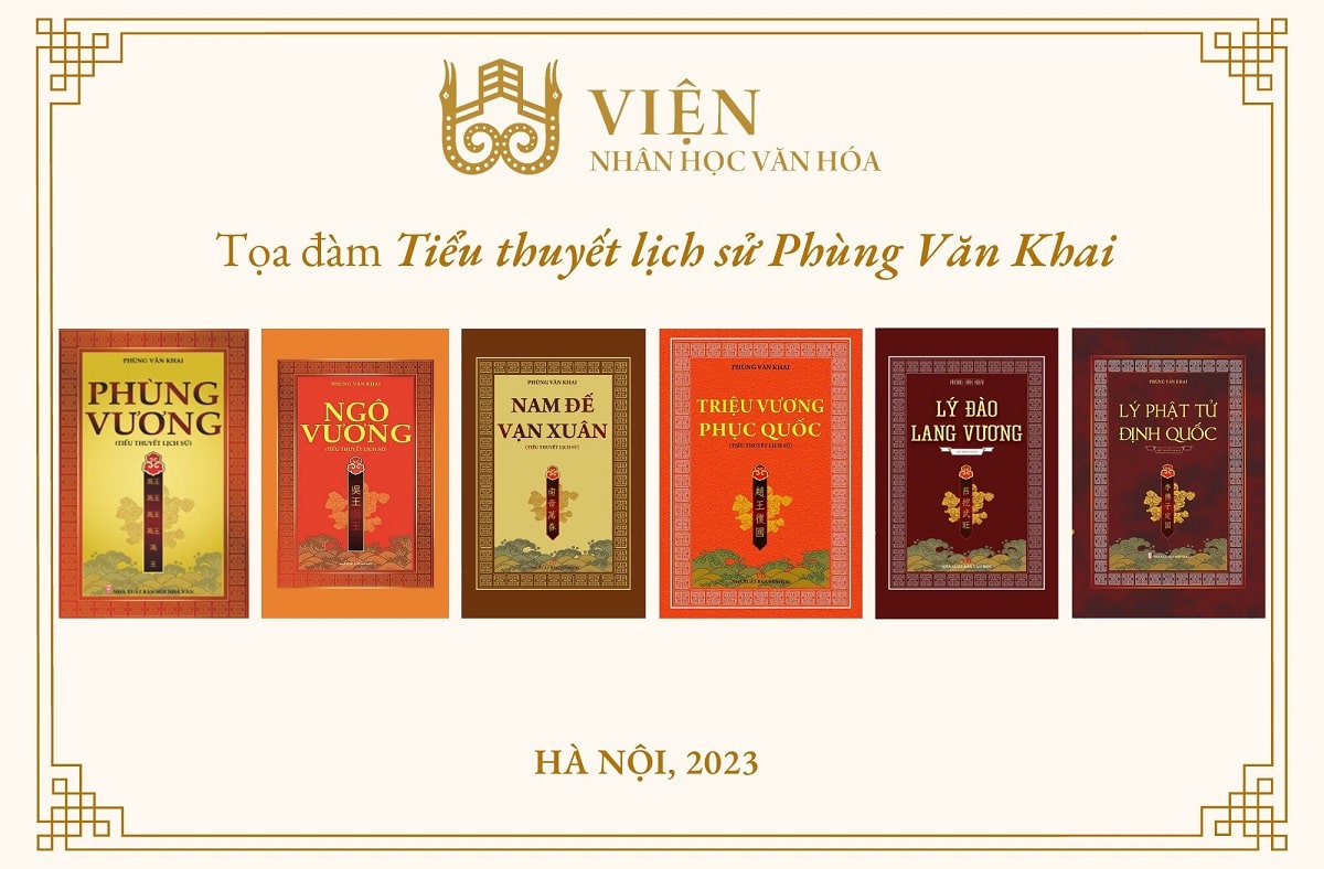 tác giả Phùng Văn Khai đã thâu nạp số lượng đồ sộ nhân vật. Các nhân vật này đại diện khá đầy đủ các loại người, các tầng lớp, các kiểu nhân cách khác nhau. Các nhân vật đó chỉ cần nhắc tên là người đọc có thể hình dung ra điệu bộ, cử chỉ, quan điểm sống, nhân cách, như: Lý Bí, Lý Đào Lang Vương, Lý Phật Tử, Triệu Việt Vương, Phạm Tu, Triệu Túc, Tinh Thiều, Phùng Thanh Hòa, Nhã Lang, Triệu Quốc Chính, Trần Bá Thường, Lý Thiệu Long, Trịnh Tông Hàn, Dương Đình Lập,…