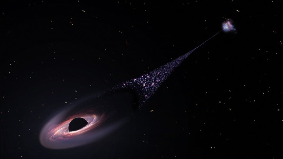 Kính Hubble phát hiện 'quái vật vô hình' nặng bằng 20 triệu Mặt Trời