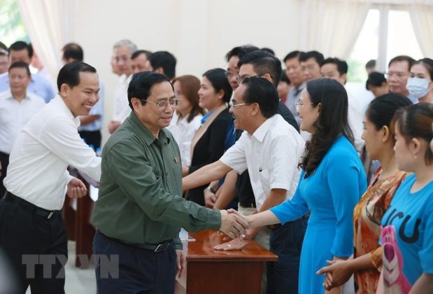 1 min 41 619x420 - Thủ tướng Phạm Minh Chính tiếp xúc cử tri thành phố Cần Thơ