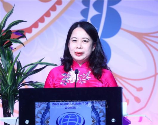1 min 9 530x420 - Phó Chủ tịch nước Võ Thị Ánh Xuân phát biểu tại phiên khai mạc Hội nghị Thượng đỉnh Phụ nữ toàn cầu 2023