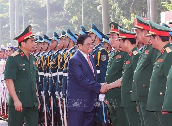 2 min 48 - Thủ tướng Phạm Minh Chính: Quân đội phải đẩy mạnh nghiên cứu, sáng tạo cả khoa học công nghệ và khoa học xã hội nhân văn