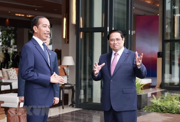 3 min 24 619x420 - [Photo] Thủ tướng Phạm Minh Chính gặp Tổng thống Indonesia Joko Widodo