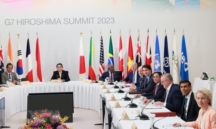 5 min 53 705x420 - Lễ đón Thủ tướng Phạm Minh Chính dự Hội nghị thượng đỉnh G7 mở rộng