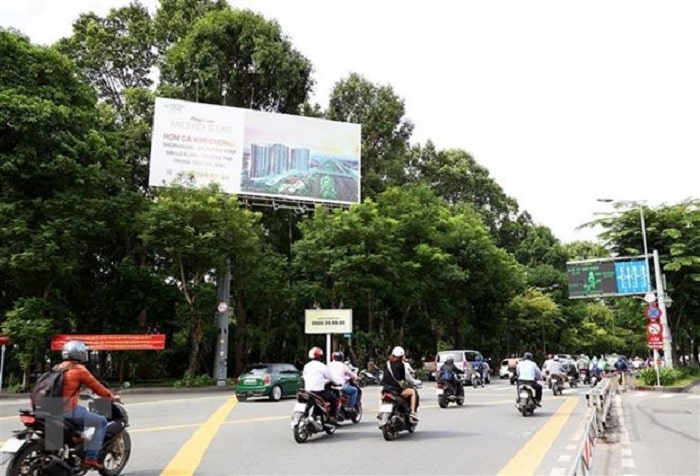 Không gian xanh tại Công viên Hoàng Văn Thụ, Q.Tân Bình, TP.HCM. 