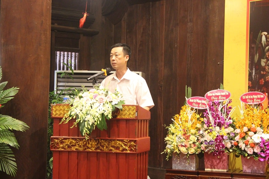 PGS.TS Nguyễn Thanh Tú tại hội thảo Phùng Hưng