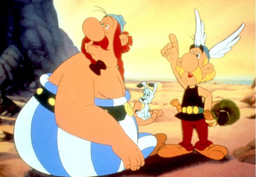 Phiên bản hoạt hình của Asterix. Ảnh: Britanica.