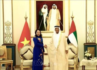 Phó Chủ tịch nước Võ Thị Ánh Xuân hội kiến Tiểu vương Ras Al Khaimah