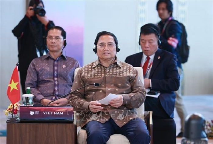 Thủ tướng Phạm Minh Chính tham dự Phiên họp hẹp Hội nghị cấp cao ASEAN 42.